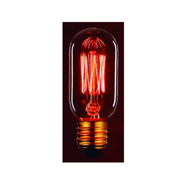 LLUM DECORATIU 2603005 BOMBETA VINTAGE TUBULAR T45 E-27 40W